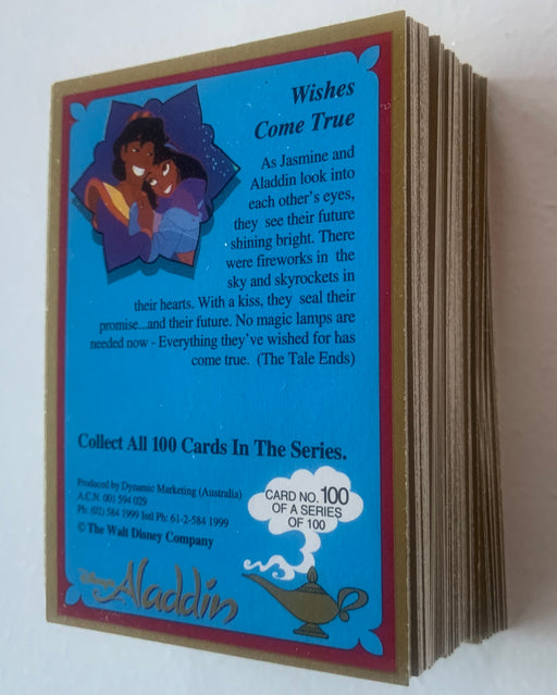 1993 Disney Aladdin Movie Base Card Set Dynamic Marketing Australia 100 Cards NM - TvMovieCards.com