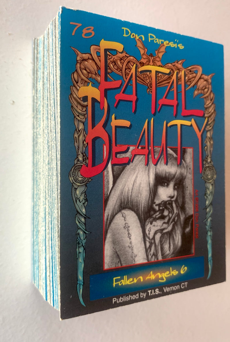 1997 Fatal Beauty Fantasy Art Base Card Set Art by Don Paresis 78 Card T.I.S. NM - TvMovieCards.com