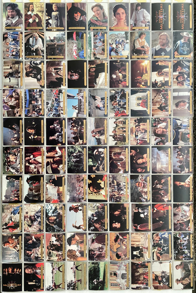 1993 The Three Musketeers Complete Base Trading Card Set 90 Cards Skybox   - TvMovieCards.com