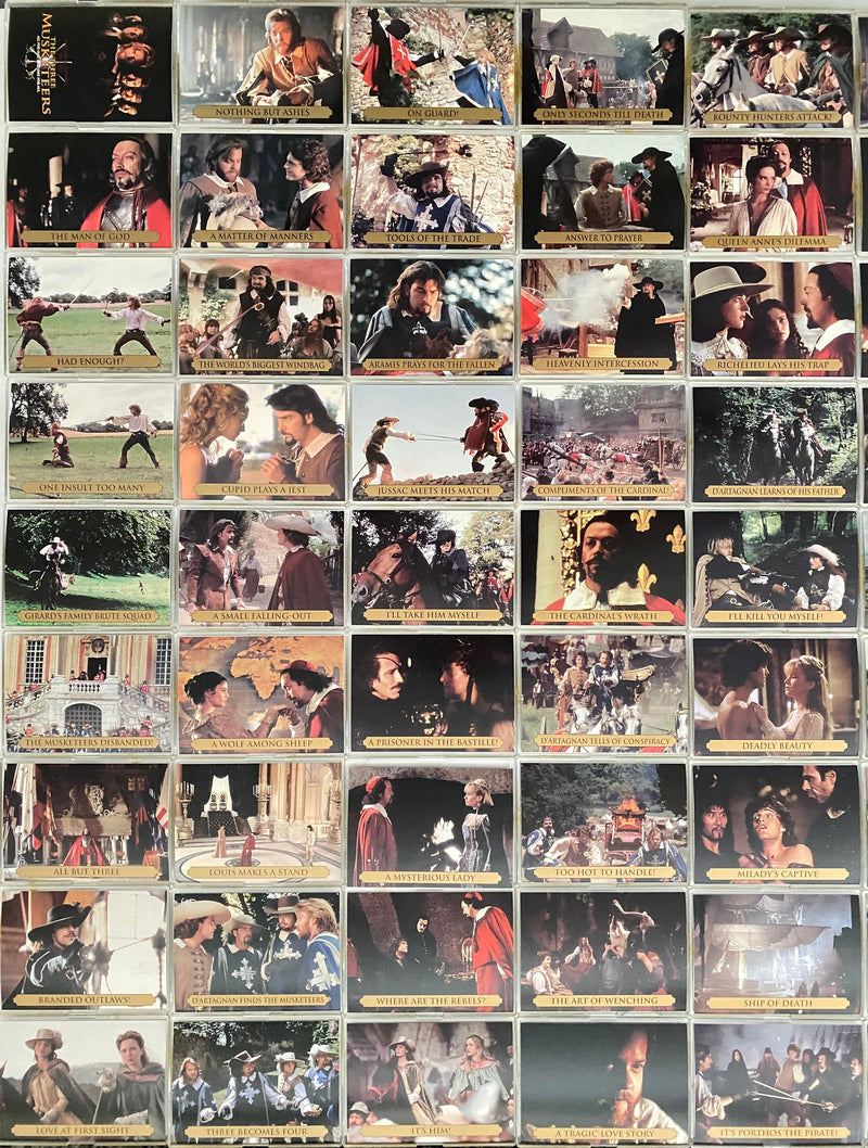1993 The Three Musketeers Complete Base Trading Card Set 90 Cards Skybox   - TvMovieCards.com