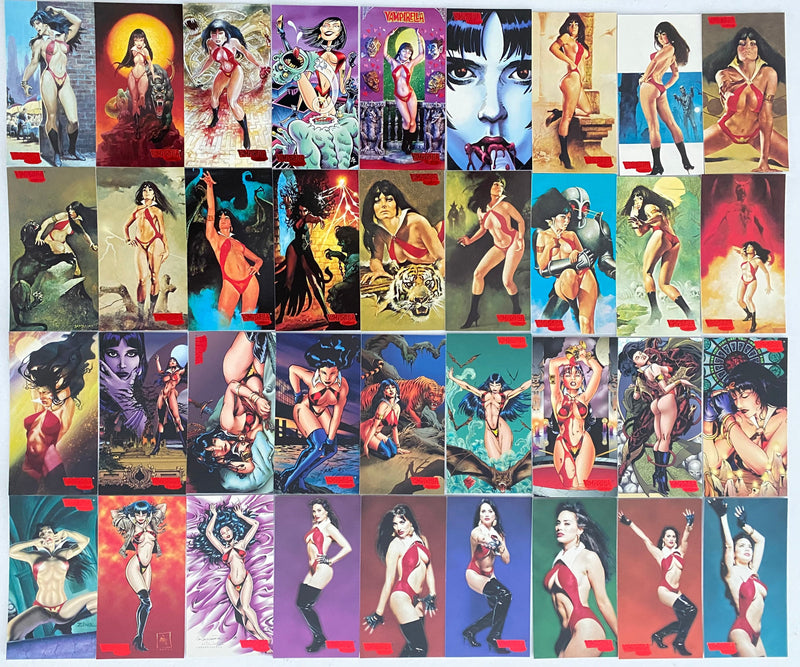 1995 Vampirella Gallery Red Foil Base Card Set 72 Widevision Cards   - TvMovieCards.com