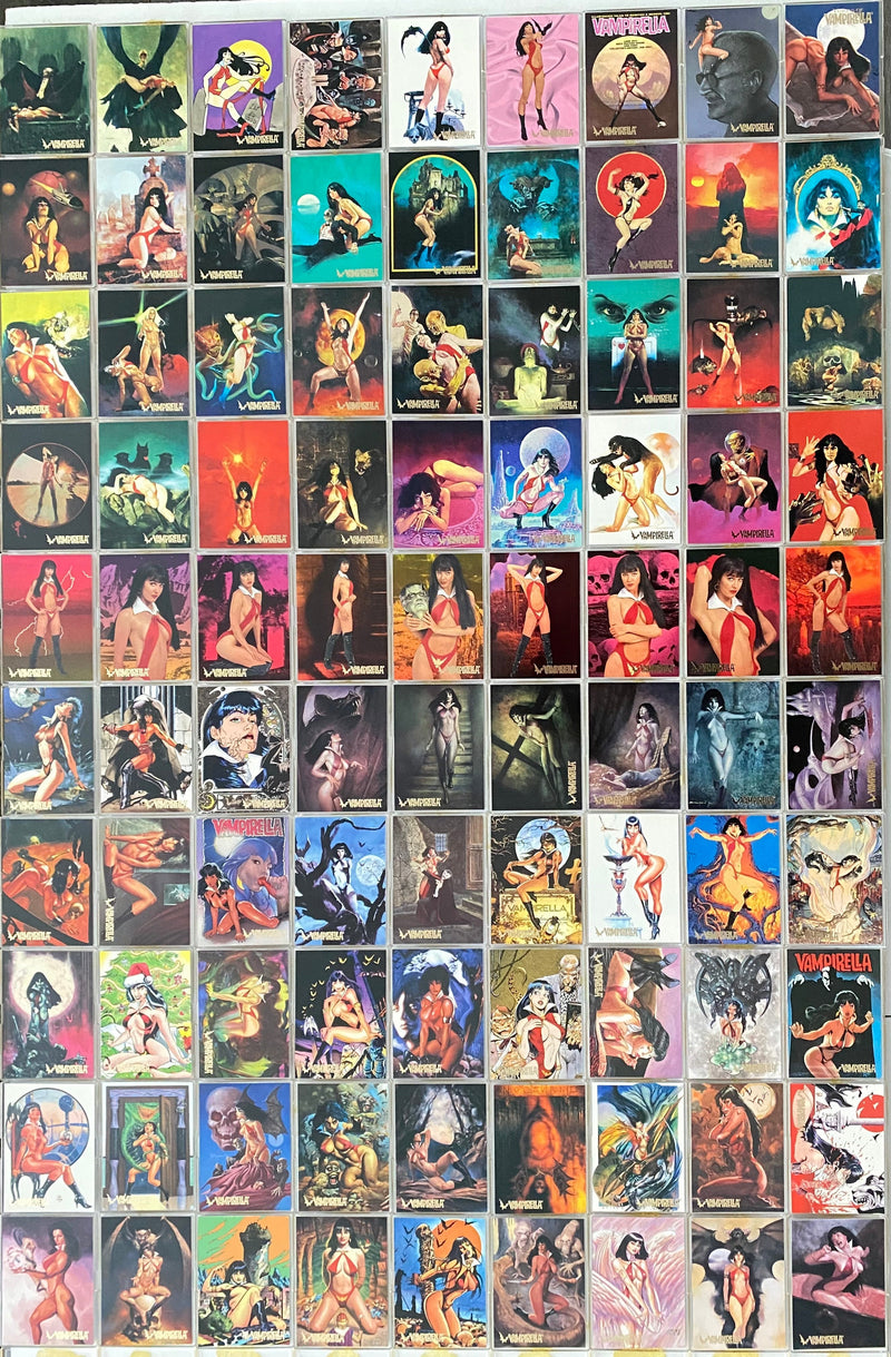 Visions of Vampirella Gold Foil Complete Base Trading Card Set 90 Cards Topps 19 - TvMovieCards.com