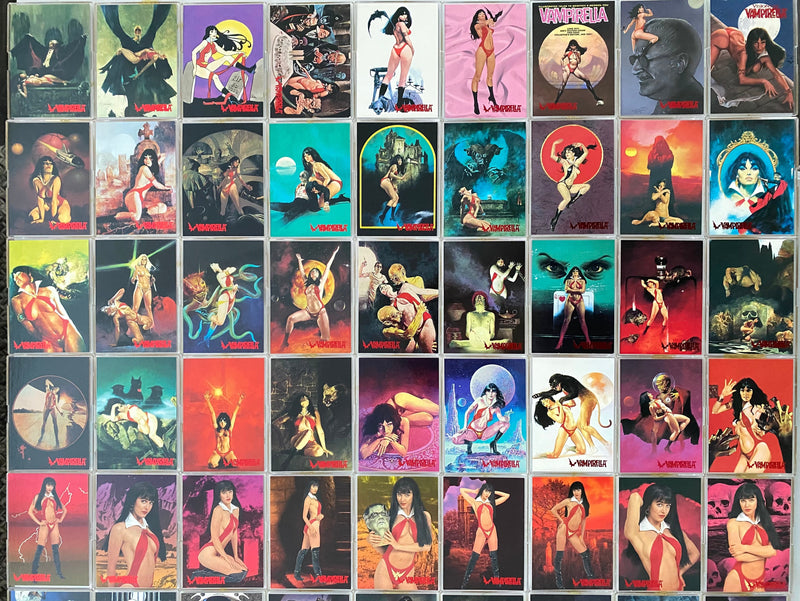 Visions of Vampirella Red Foil Base Trading Card Set 90 Cards Topps 1995   - TvMovieCards.com