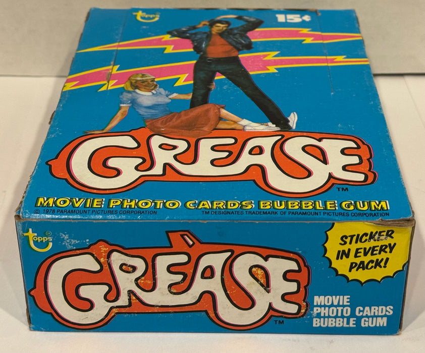 1978 Topps Grease Series 1 Movie Vintage FULL 36 Pack Trading Card Wax Box - TvMovieCards.com