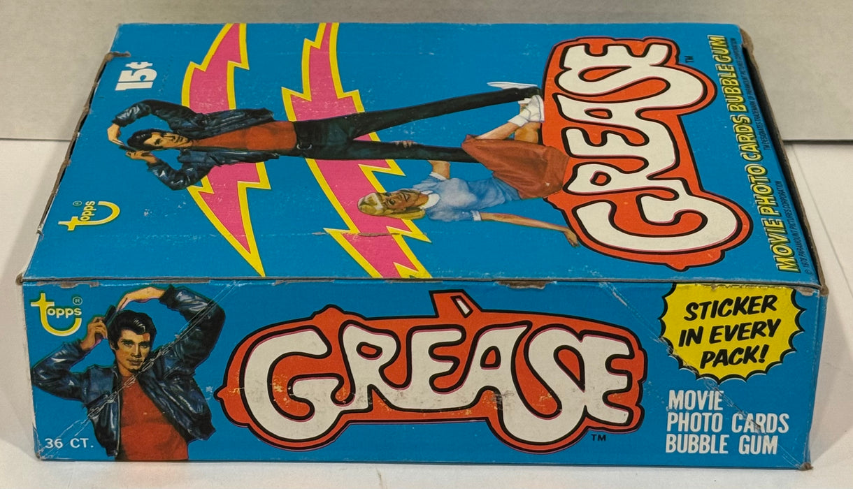 1978 Topps Grease Series 1 Movie Vintage FULL 36 Pack Trading Card Wax Box - TvMovieCards.com