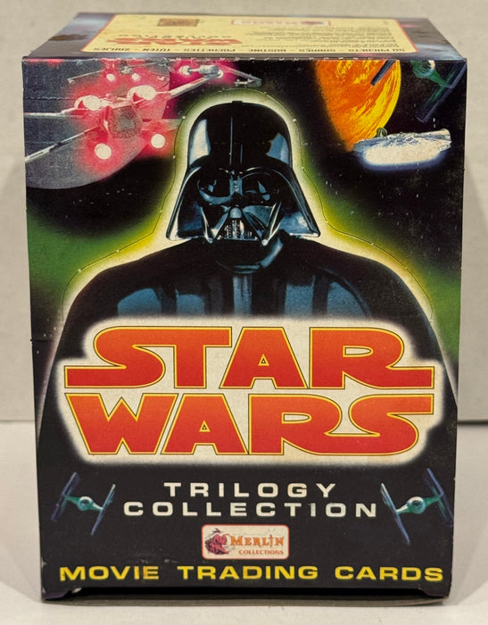 1997 Merlin Star Wars Trilogy Collection Trading Card Box 50 Packs - TvMovieCards.com