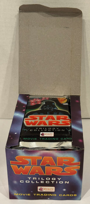 1997 Merlin Star Wars Trilogy Collection Trading Card Box 50 Packs - TvMovieCards.com