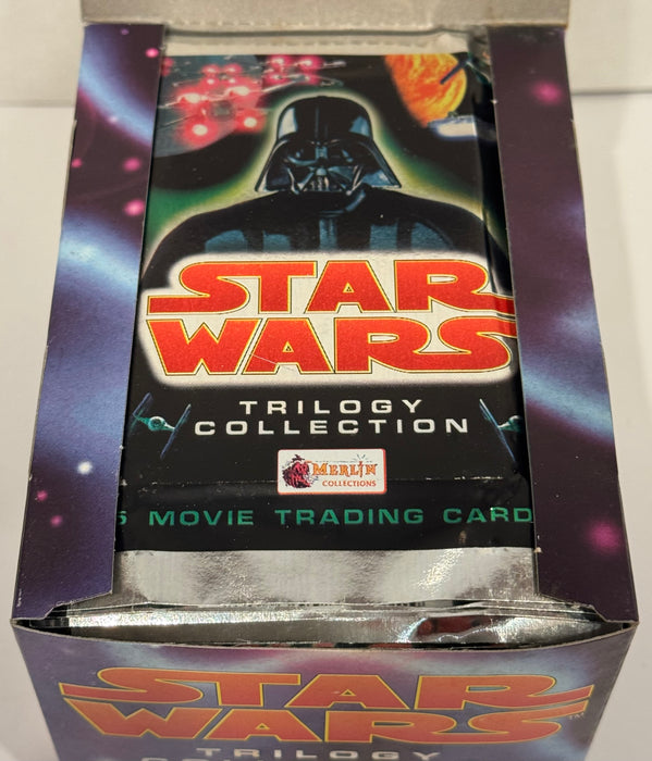 1997 Merlin Star Wars Trilogy Collection Trading Card Box 50 Packs - TvMovieCards.com