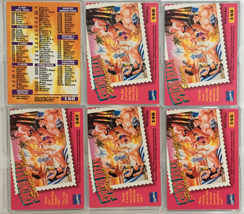 Marvel  X-Men 1995 Fleer Ultra 150 Base Trading Card Set   - TvMovieCards.com