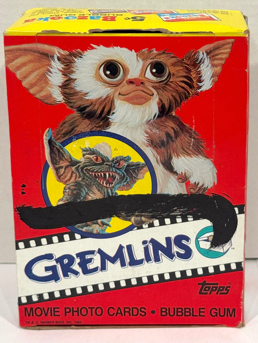 1984 Topps Gremlins Movie 1 Vintage FULL 36 Pack Trading Card Wax Box - TvMovieCards.com