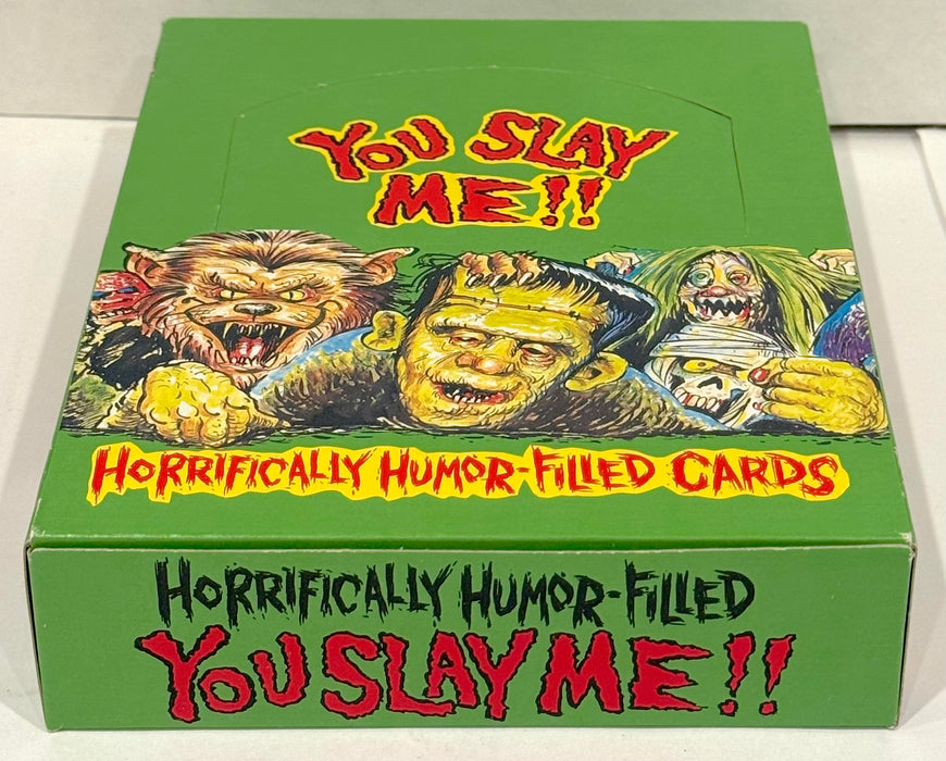 1992 You Slay Me! Horrifically Humor Trading Card Box 36 Packs Imagine - TvMovieCards.com