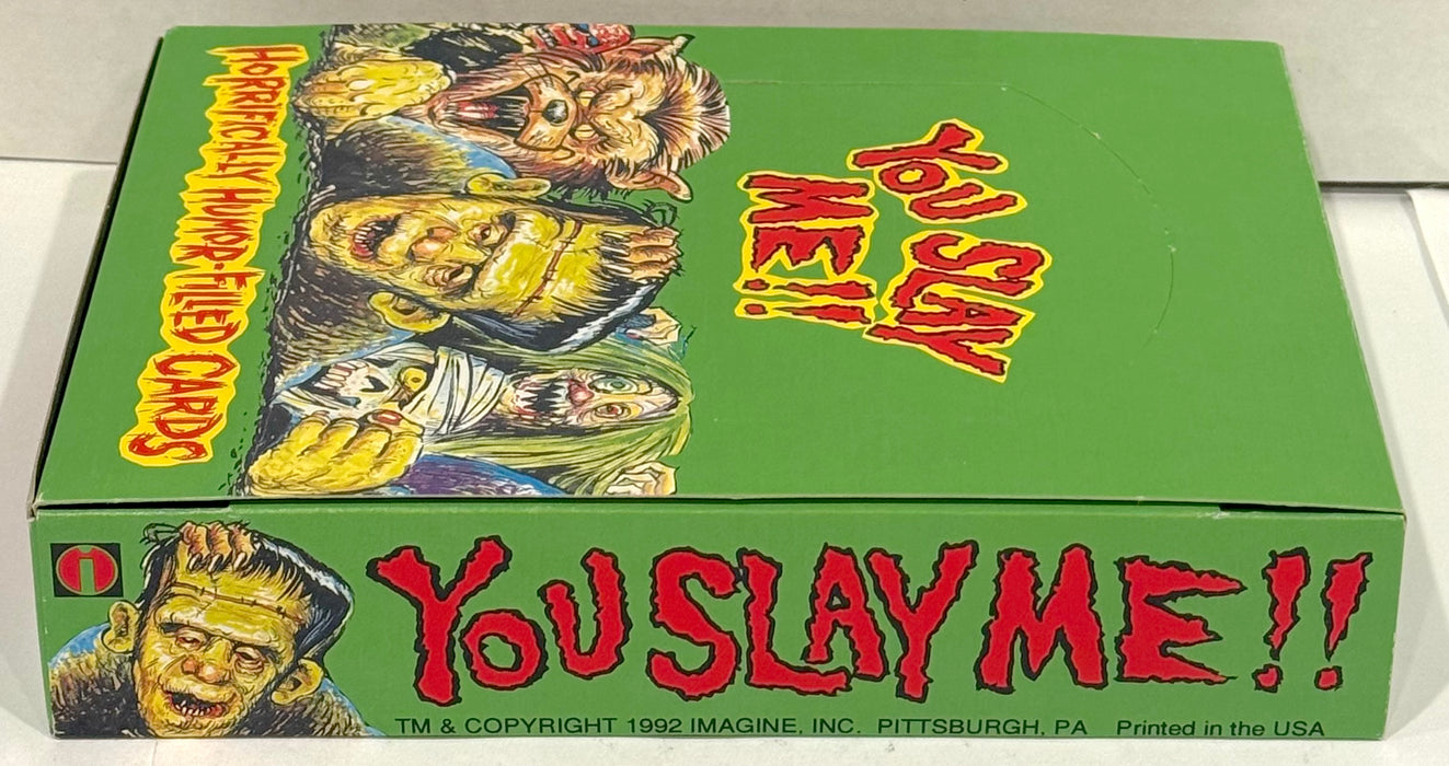 1992 You Slay Me! Horrifically Humor Trading Card Box 36 Packs Imagine - TvMovieCards.com