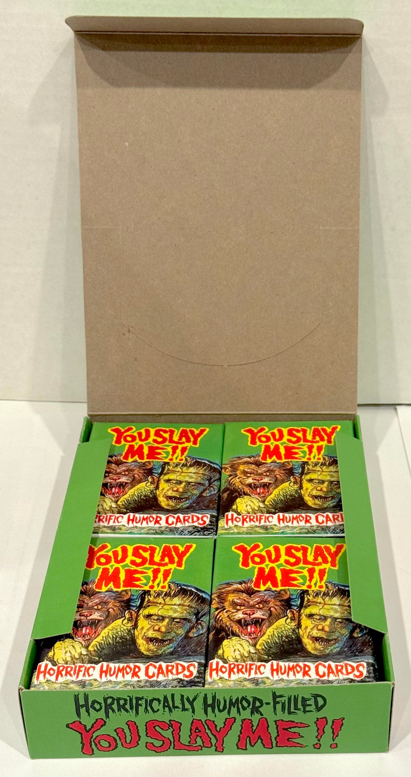 1992 You Slay Me! Horrifically Humor Trading Card Box 36 Packs Imagine - TvMovieCards.com