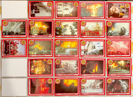 1981 K.F. Byrnes Fire Department Trading Card Set of 22 Cards Chicago FD NYFD - TvMovieCards.com