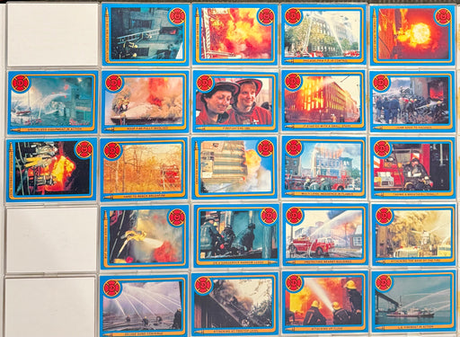1982 K.F. Byrnes Fire Department Trading Card Set of 22 Cards Chicago FD NYFD - TvMovieCards.com