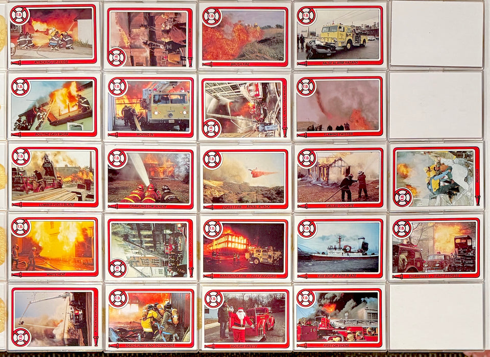 1981-86 K.F. Byrnes Fire Department Trading Card Set of 88 Cards Chicago FD NYFD - TvMovieCards.com