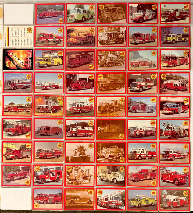 1991 Kayo Fire Engines Trading Card Set of 50 Cards Chicago FD NYFD - TvMovieCards.com
