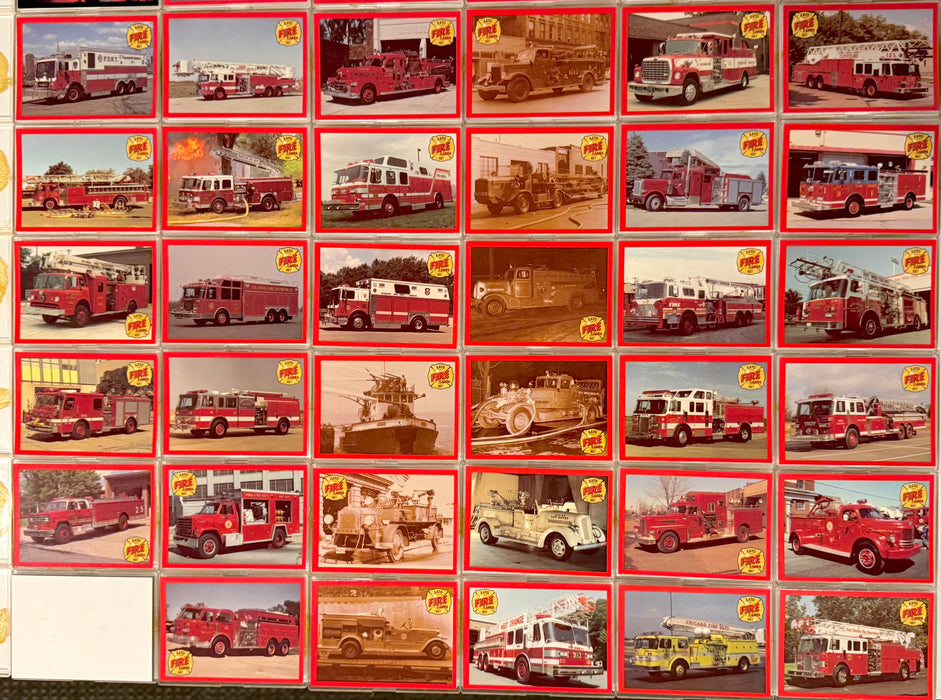1991 Kayo Fire Engines Trading Card Set of 50 Cards Chicago FD NYFD - TvMovieCards.com