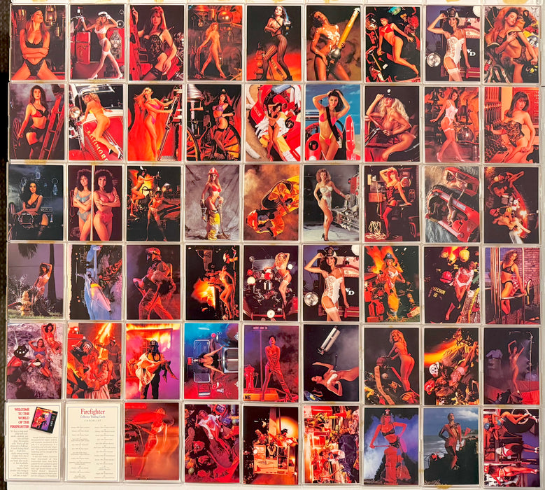 1994 Face The Fire Sexy Calendar Trading Card Set of 50 Cards Chicago FD NYFD - TvMovieCards.com