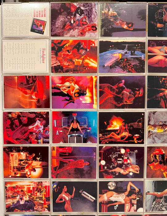 1994 Face The Fire Sexy Calendar Trading Card Set of 50 Cards Chicago FD NYFD - TvMovieCards.com