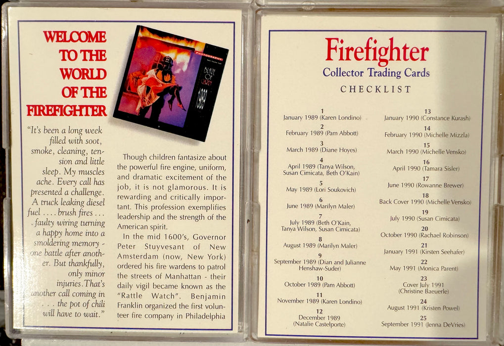 1994 Face The Fire Sexy Calendar Trading Card Set of 50 Cards Chicago FD NYFD - TvMovieCards.com