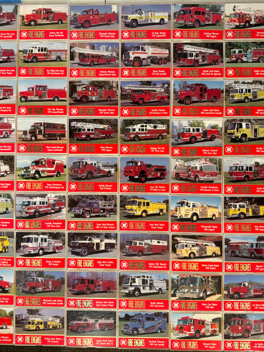 1993 Bon Air Fire Engines Series 2 Trading Card Set of 100 Cards Chicago FD NYFD - TvMovieCards.com