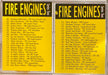 1993 Bon Air Fire Engines Series 2 Trading Card Set of 100 Cards Chicago FD NYFD - TvMovieCards.com