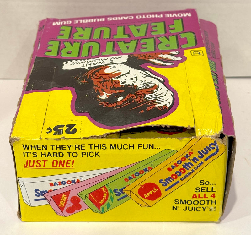 1980 Creature Feature Vintage FULL 36 Pack Trading Card Wax Box Topps Monsters - TvMovieCards.com