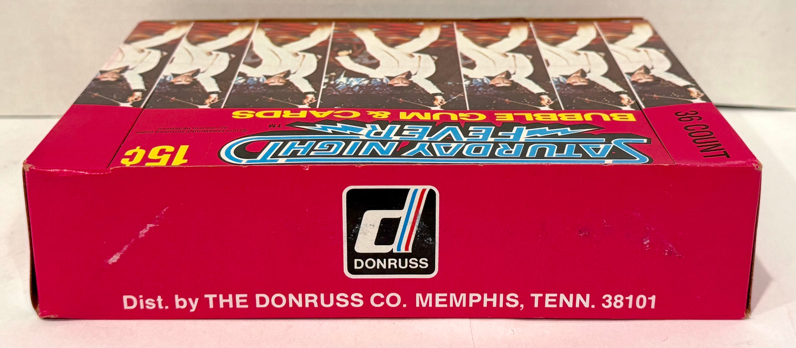 1977 Saturday Night Fever Movie Vintage Wax Trading Card Box Full 36 Packs - TvMovieCards.com