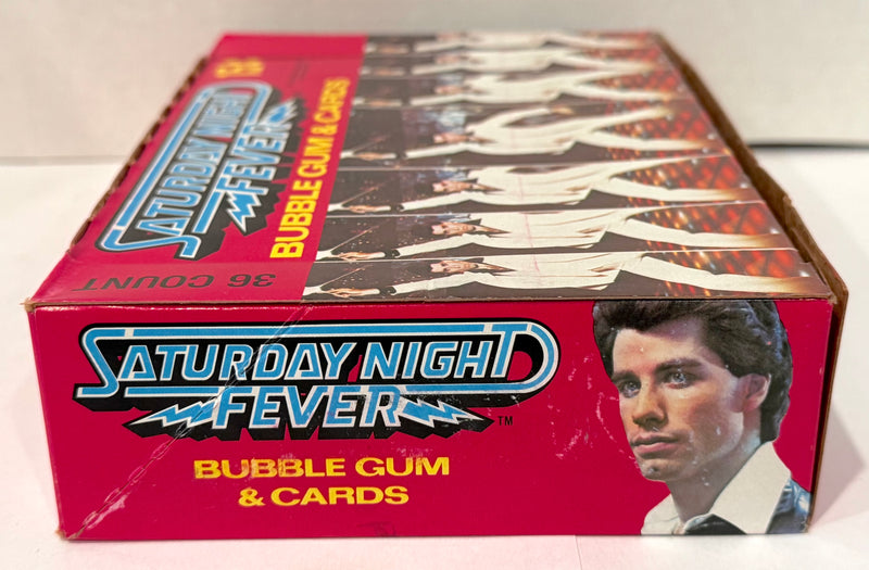 1977 Saturday Night Fever Movie Vintage Wax Trading Card Box Full 36 Packs - TvMovieCards.com