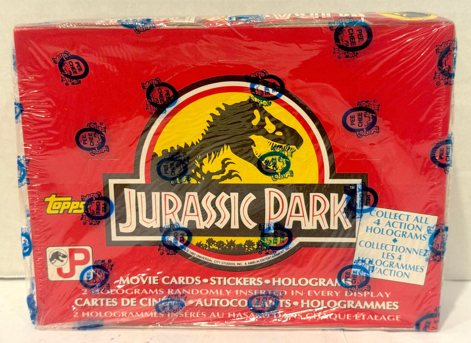 1993 O-Pee-Chee Jurassic Park Series 1 Trading Card Box - Factory Sealed - TvMovieCards.com