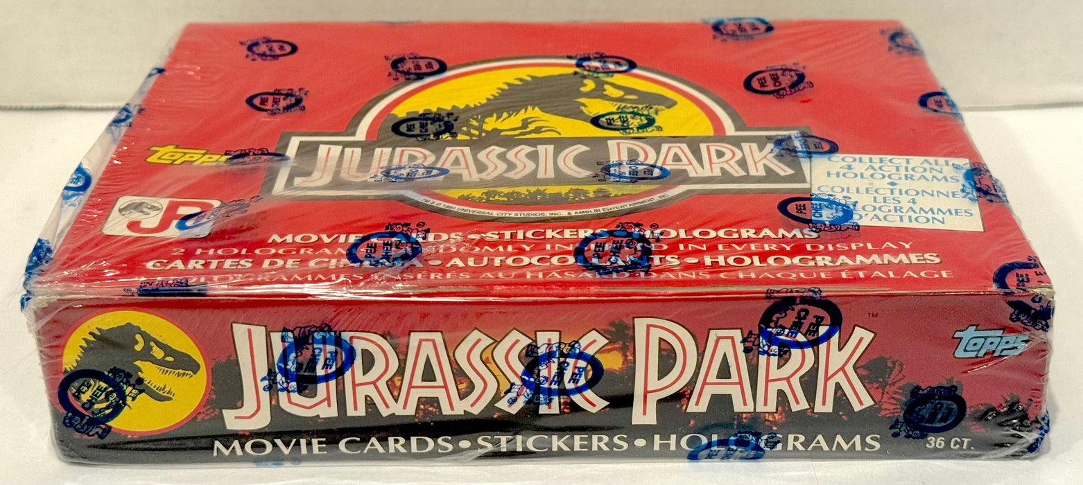 1993 O-Pee-Chee Jurassic Park Series 1 Trading Card Box - Factory Sealed - TvMovieCards.com