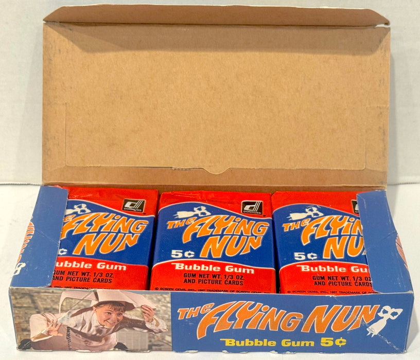 1968 Donruss The Flying Nun Trading Card Wax Box FULL 24 Packs Sally Field - TvMovieCards.com