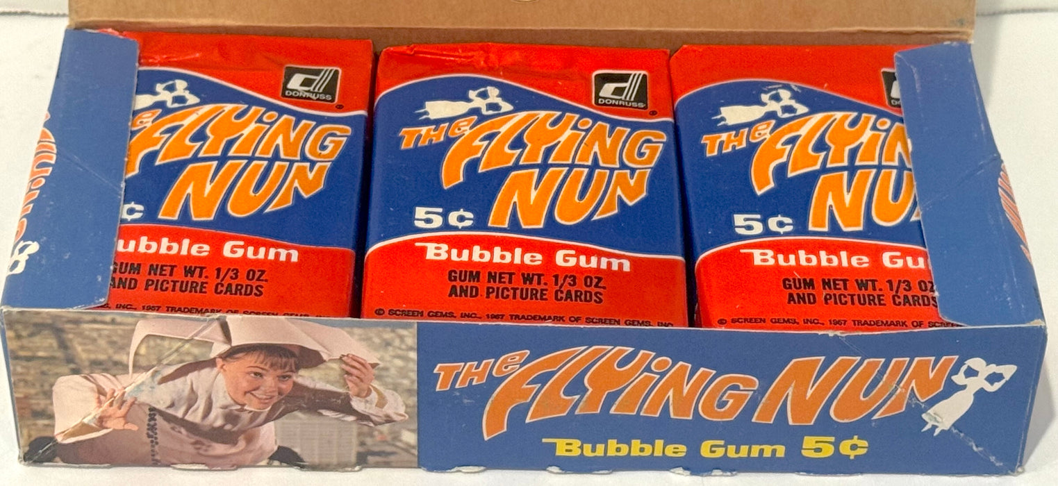 1968 Donruss The Flying Nun Trading Card Wax Box FULL 24 Packs Sally Field - TvMovieCards.com