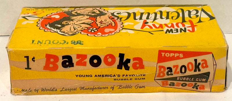 1960 Topps Funny Valentines Trading Card Wax Box FULL 36 Packs - TvMovieCards.com