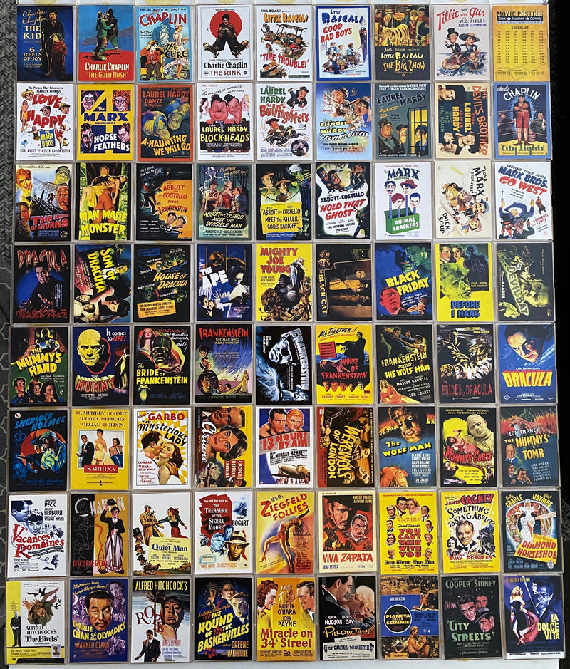 Movie Posters Classic Vintage 2 Stars Monsters Comedy by Breygent Base Card Set   - TvMovieCards.com