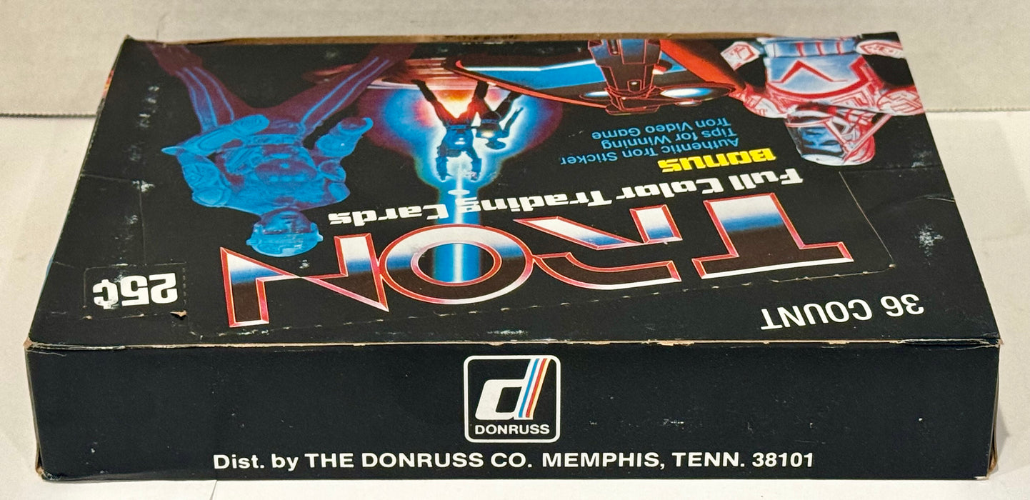 1981 Tron The Movie Full Color Vintage FULL 36 Pack Trading Card Box Donruss - TvMovieCards.com