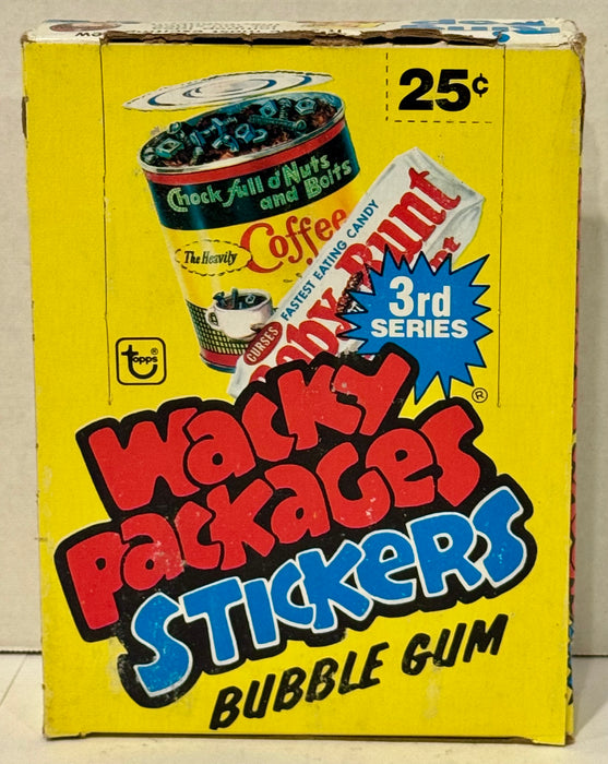 1980 Topps Wacky Packages Stickers 3rd Series Wax Box Topps FULL 36CT - TvMovieCards.com
