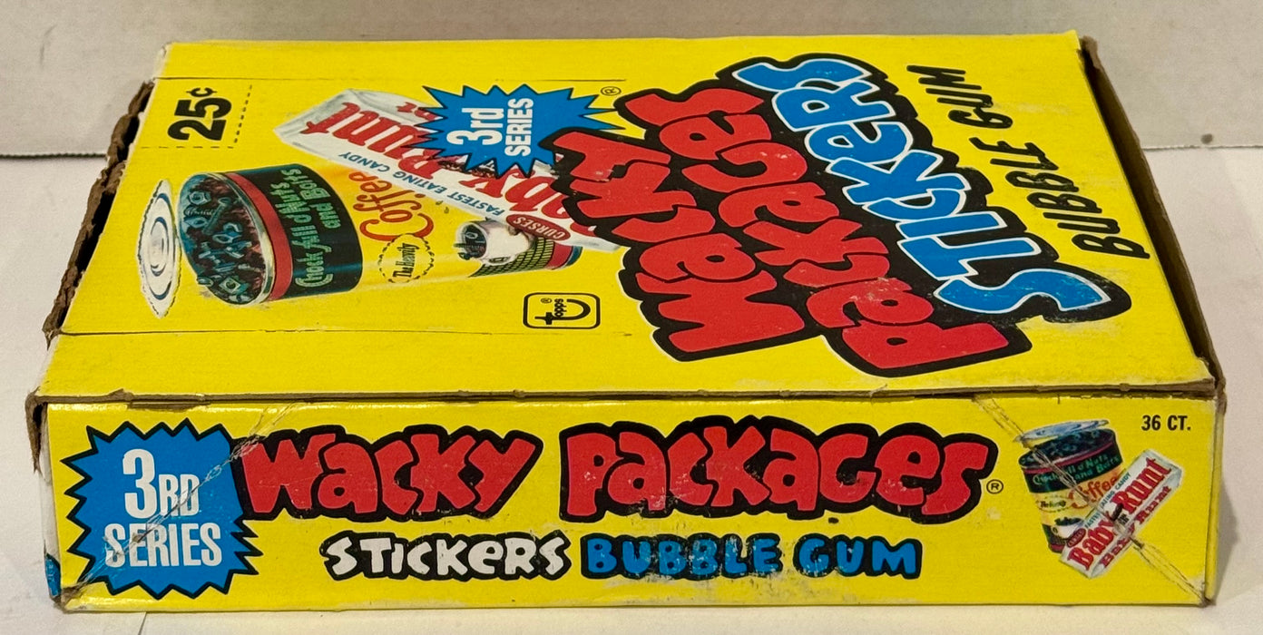1980 Topps Wacky Packages Stickers 3rd Series Wax Box Topps FULL 36CT - TvMovieCards.com