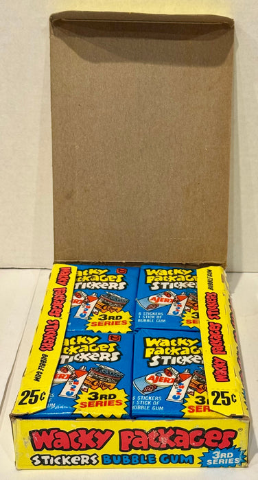 1980 Topps Wacky Packages Stickers 3rd Series Wax Box Topps FULL 36CT - TvMovieCards.com