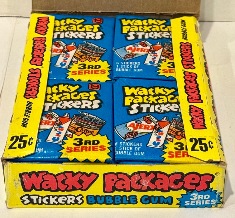 1980 Topps Wacky Packages Stickers 3rd Series Wax Box Topps FULL 36CT - TvMovieCards.com