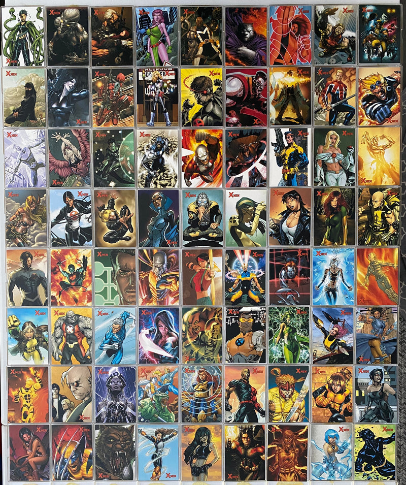 X-Men Archives Trading Base Card Set 72 Cards Marvel Rittenhouse 2009   - TvMovieCards.com
