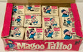 1967 Fleer Mr. Magoo Tattoo Wax Box Full 120ct Wax Packs - TvMovieCards.com