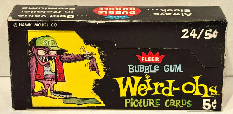 1965 Fleer Weird-ohs Baseball Vintage Wax Trading Card Box Full 24 Packs - TvMovieCards.com