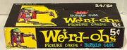 1965 Fleer Weird-ohs Baseball Vintage Wax Trading Card Box Full 24 Packs - TvMovieCards.com