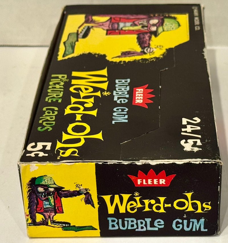 1965 Fleer Weird-ohs Baseball Vintage Wax Trading Card Box Full 24 Packs - TvMovieCards.com