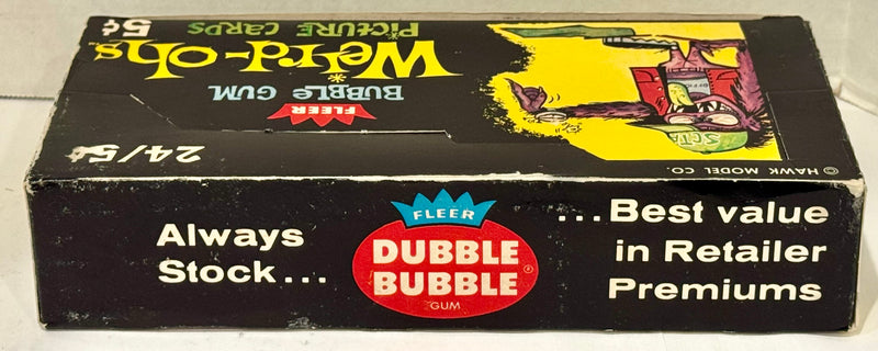 1965 Fleer Weird-ohs Baseball Vintage Wax Trading Card Box Full 24 Packs - TvMovieCards.com