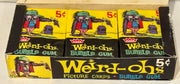 1965 Fleer Weird-ohs Baseball Vintage Wax Trading Card Box Full 24 Packs - TvMovieCards.com