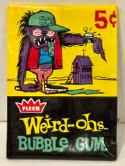 1965 Fleer Weird-ohs Baseball Vintage Wax Trading Card Box Full 24 Packs - TvMovieCards.com