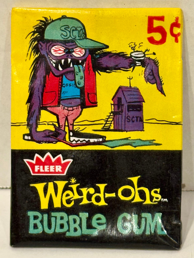 1965 Fleer Weird-ohs Baseball Vintage Wax Trading Card Box Full 24 Packs - TvMovieCards.com